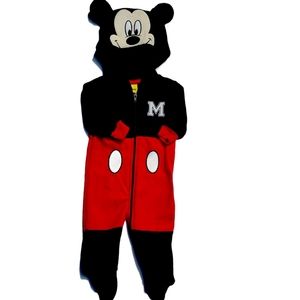Disney Mickey Mouse Fleece Pjs | 0-3 month